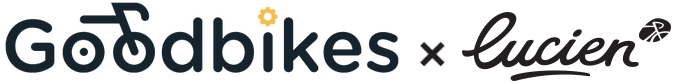 Logo iBike fietst met Lucien
